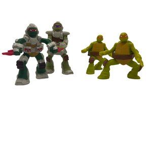 TMNT Set of 4 Teenage Mutant Ninja Turtles Figures